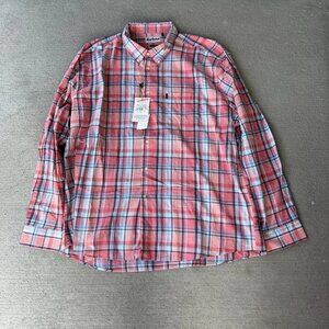 Barbour Men’s Plaid Oxford Button Down Shirt Tailored Fit XXL NWT